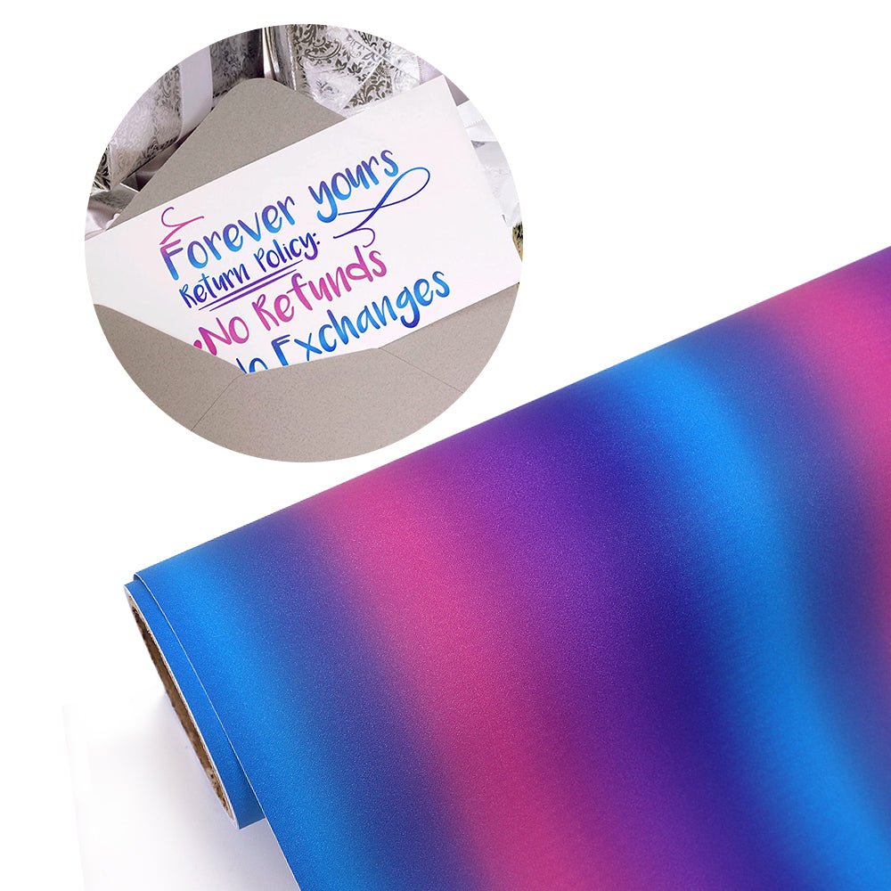 Rainbow Shimmer Adhesive Vinyl – Ahijoy